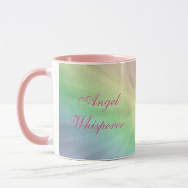 Taza Diseño del Whisperer del ángel (Izquierda)