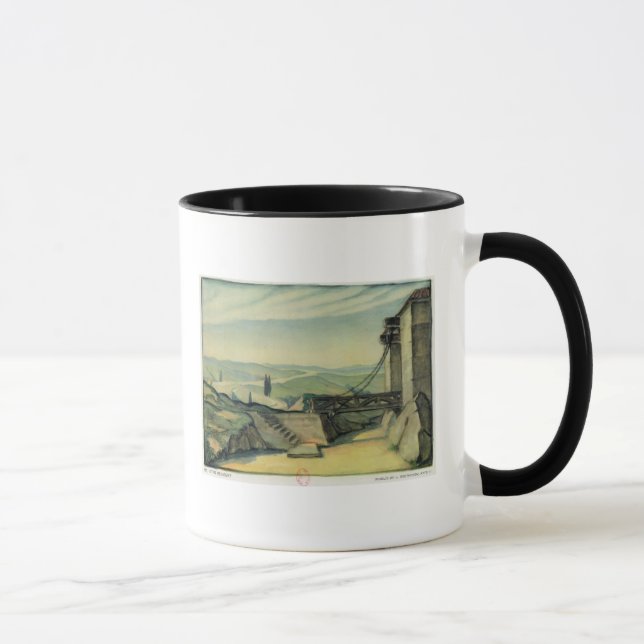 Taza Diseño determinado para el acto II de la ópera (Derecha)