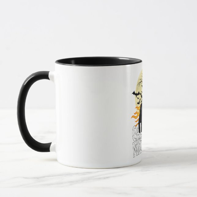Taza Diseño divertido de Halloween  (Izquierda)