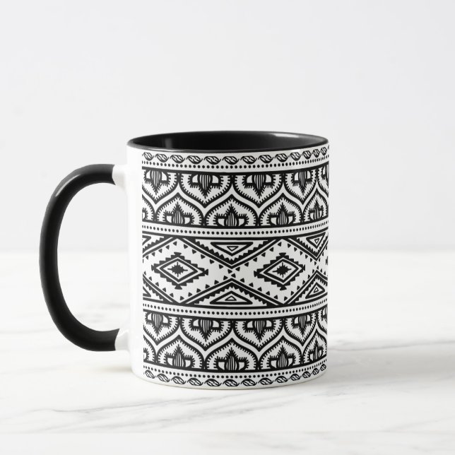 Taza Diseño étnico del modelo (Izquierda)