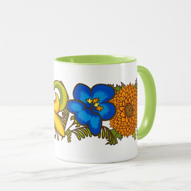 Taza Diseño floral (Anverso derecho)