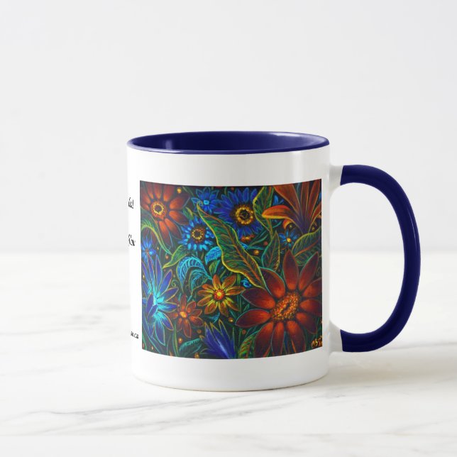 Taza Diseño floral de CBjork Avatar (Derecha)