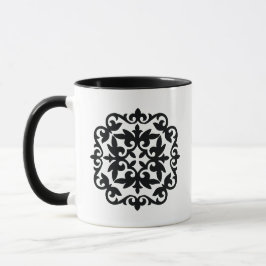 Taza Diseño floral ornamental