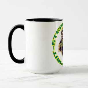 Taza diseño floral retro