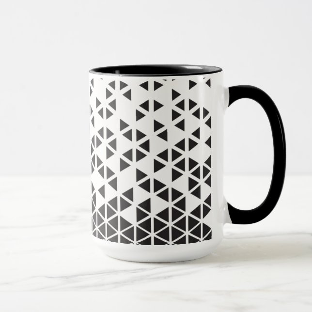 Taza Diseño geométrico abstracto (Derecha)