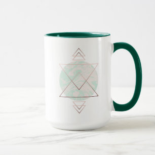 Taza Diseño geométrico del arte abstracto