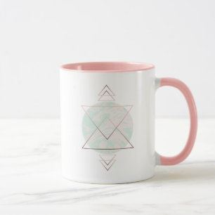 Taza Diseño geométrico del arte abstracto