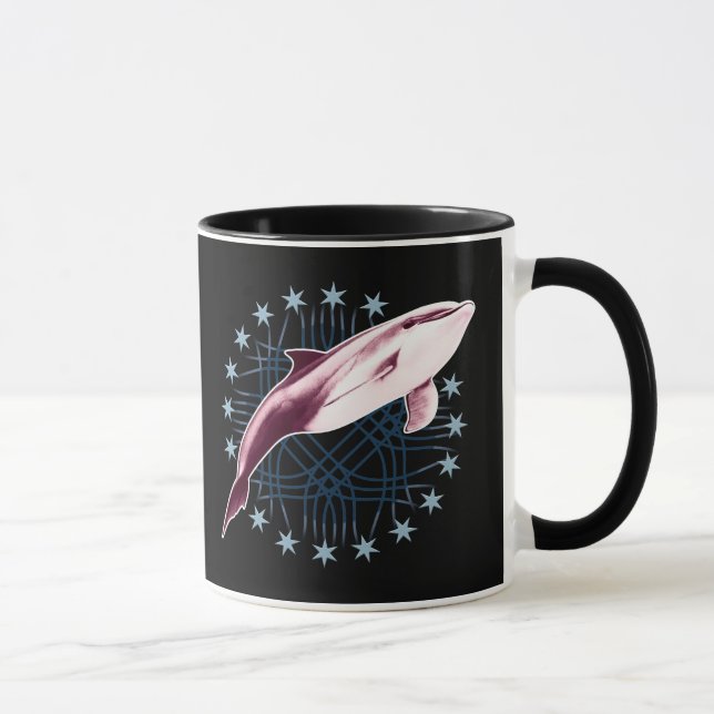 Taza Diseño gráfico delfín (Derecha)