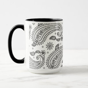 Taza Diseño inspirado de Paisley