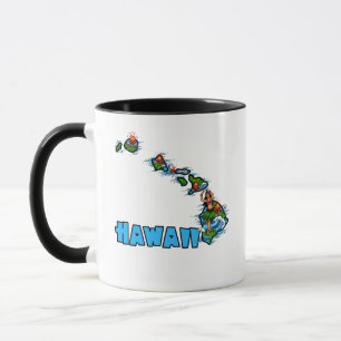 Taza Diseño inspirado en el tatuaje del estado de Hawai