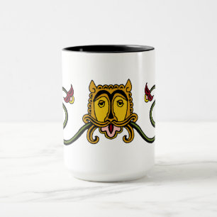 Taza Diseño medieval de leones