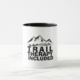 Taza Diseño minimalista de montaña al aire libre para s