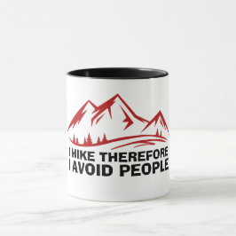 Taza Diseño minimalista de montaña al aire libre para s