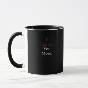 Taza Diseño Mínimo Te Amo Más