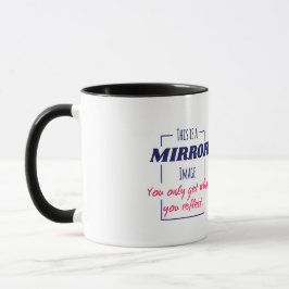 Taza Diseño Motivacional de Mentalidad de Reflexión en
