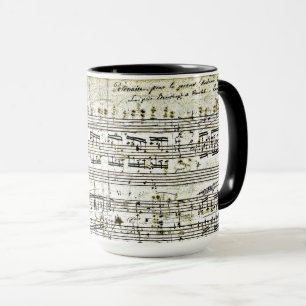 Taza Diseño musical "Polonaise" de Chopin