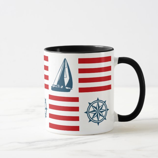 Taza Diseño náutico (Derecha)
