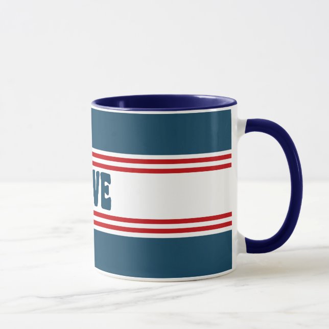 Taza Diseño náutico de amor (Derecha)