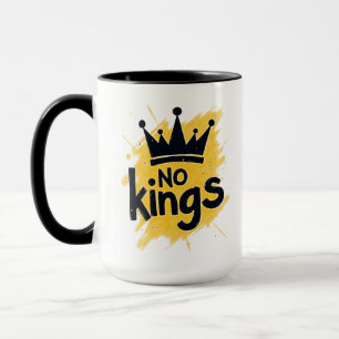 Taza Diseño No Reyes – Poder para el Pueblo