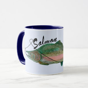 Taza Diseño original del asesino de color salmón rosado