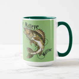 Taza Diseño original del guerrero de los leucomas