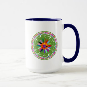 Taza Diseño otomí moderno