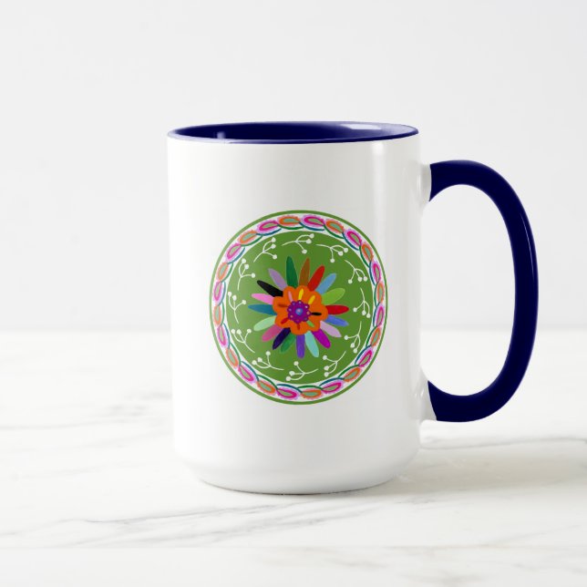 Taza Diseño otomí moderno (Derecha)