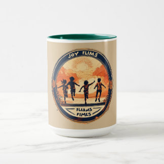 Taza diseño pegatina de playa personalizado