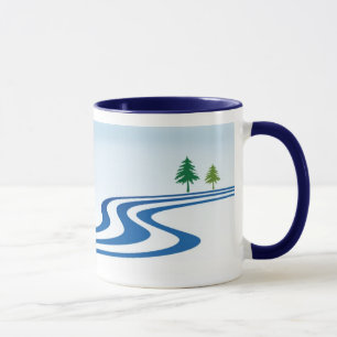 Taza Diseño perezoso del río