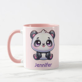 Taza Diseño personalizado de Kawaii Panda Adorable