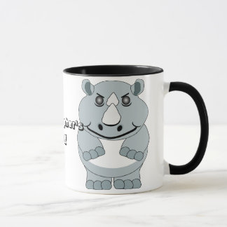 Taza Diseño personalizado del rinoceronte