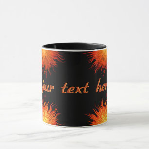 Taza Diseño polivinílico bajo abstracto de la pendien