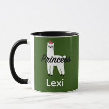Diseño Princess Lama - Mug Combo