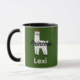 Taza Diseño Princess Lama - Mug Combo