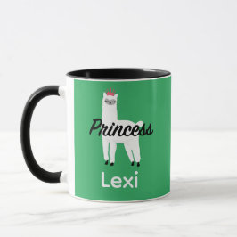 Taza Diseño Princess Lama - Mug Combo