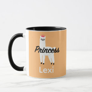 Taza Diseño Princess Lama - Mug Combo
