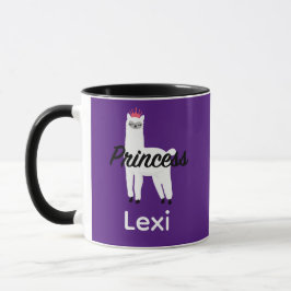 Taza Diseño Princess Lama - Mug Combo