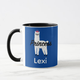 Taza Diseño Princess Lama - Mug Combo