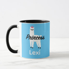 Taza Diseño Princess Lama - Mug Combo