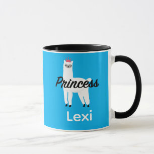 Taza Diseño Princess Lama - Mug Combo