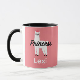 Taza Diseño Princess Lama - Mug Combo