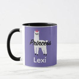 Taza Diseño Princess Lama - Mug Combo