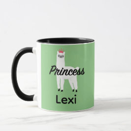 Taza Diseño Princess Lama - Mug Combo
