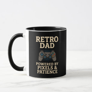 Taza Diseño retro Dad Pixel Gamer