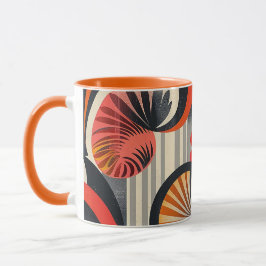 Taza Diseño retro de edad de jazz