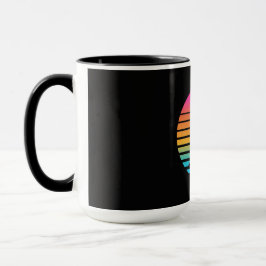 Taza Diseño Retro de Saxofón de Jazz Bigfoot en Puesta