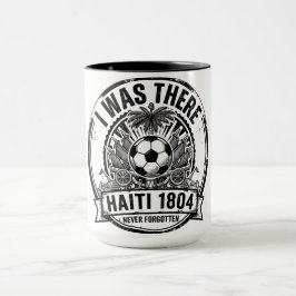 Taza Diseño Retro Vintage del Emblema Nacional Haitiano