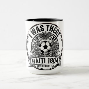 Taza Diseño Retro Vintage del Emblema Nacional Haitiano