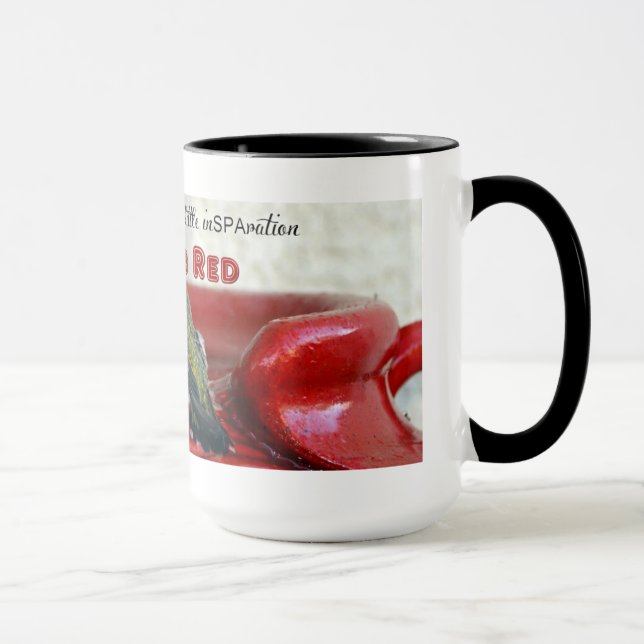Taza Diseño rojo #111 del fango del club (Derecha)