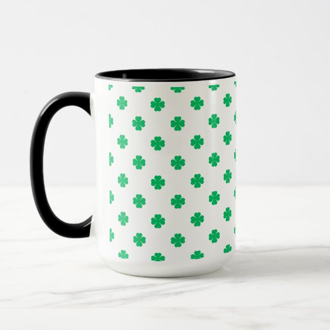 Taza Diseño solo tréboles  (Izquierda)